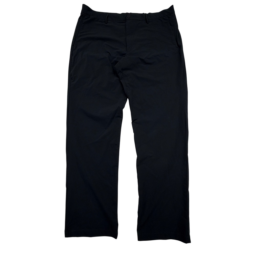 Polo Ralph Lauren Performance Pants Mens 35x30 Black Straight Fit Golf Trousers
